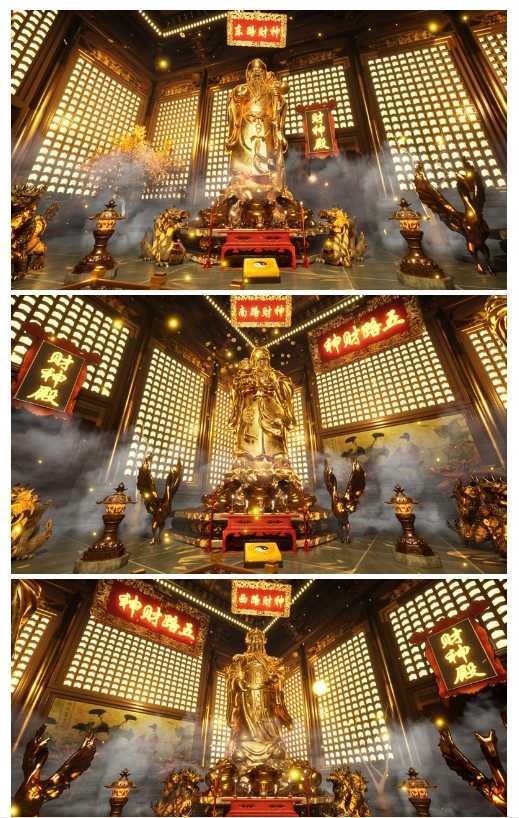 VR全景模式五路财神无人直播玩法,抖音目前最火的玩法独家制作【吸金又吸睛】