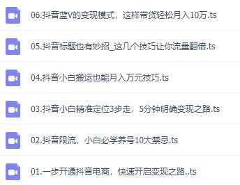 抖音酷炫玩法实战技巧，小白搬运月入万元技巧，蓝V变现模式带货轻松月入10万