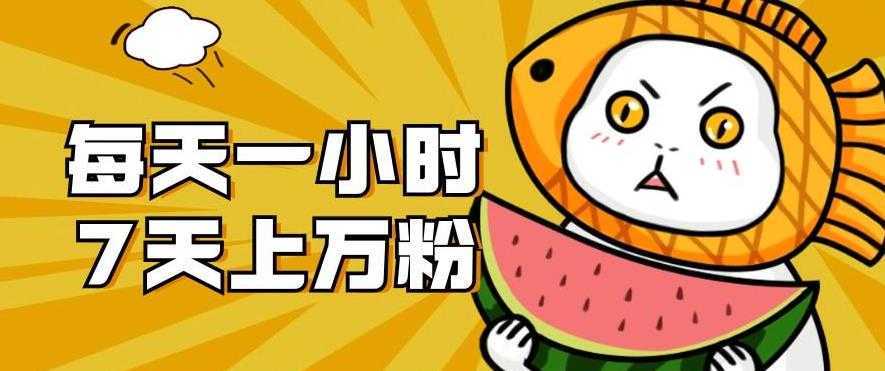 暴力涨粉项目：每天一小时，七天上万粉【揭秘】