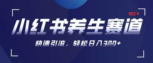 AI+可画生成小红书养生作品,新手暴力起号,矩阵操作,轻松日入3张+
