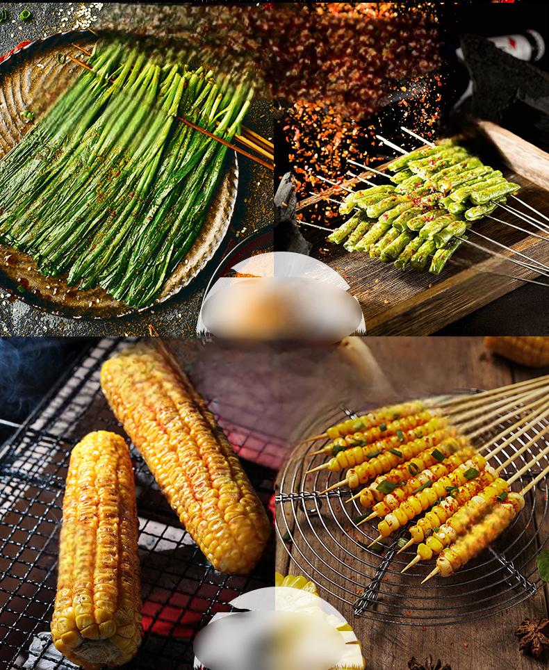 烧烤菜品图片把把串炸串烤串小串照片美团外送高清美食素材
