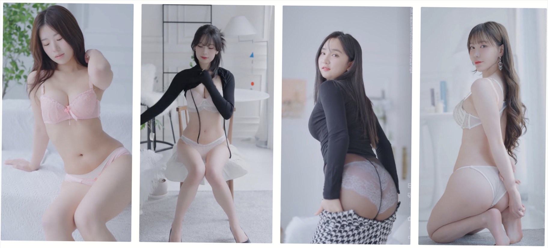 ❤️ 特别福利！韩国小姐姐模特/内衣/丝袜 试穿/换衣合集，4K超高清画质，共28GB