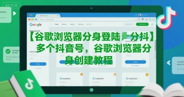 谷歌浏览器分身登陆多个抖音号，谷歌浏览器分身创建教程