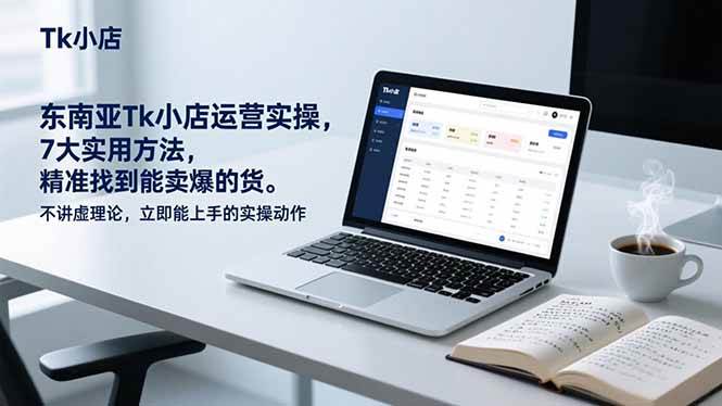 东南亚Tk小店运营实操,7大实用方法,精准找到能卖爆的货。不讲虚理论,立即能上手的实操动作