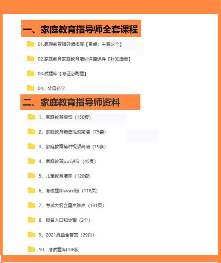 家庭教育指导师视频教程-家庭教育指导视频考试题库课件PPT资料教材教程教学【电商热销791】