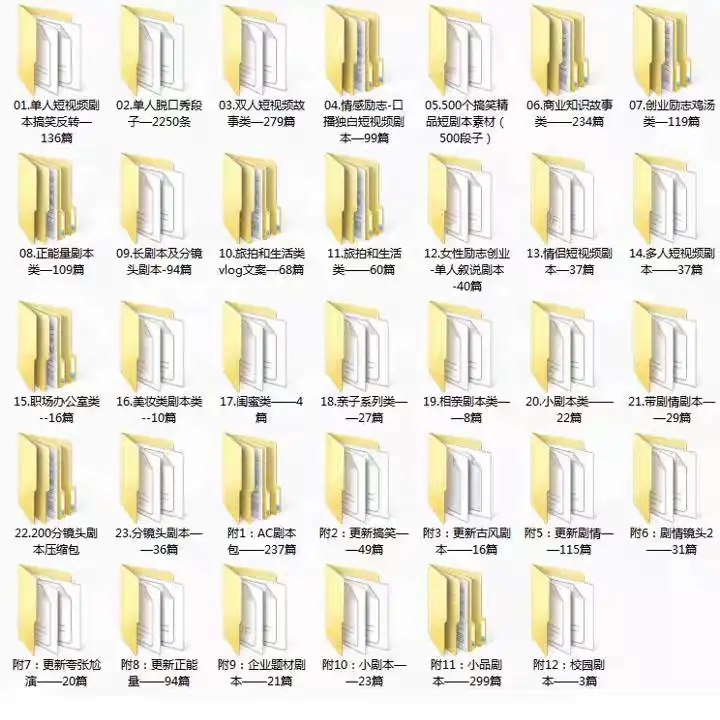 10w+搞笑段子文案素材库-剧本大全抖音快手情侣幽默短剧素材短视频脱口秀段子文案【电商热销746】