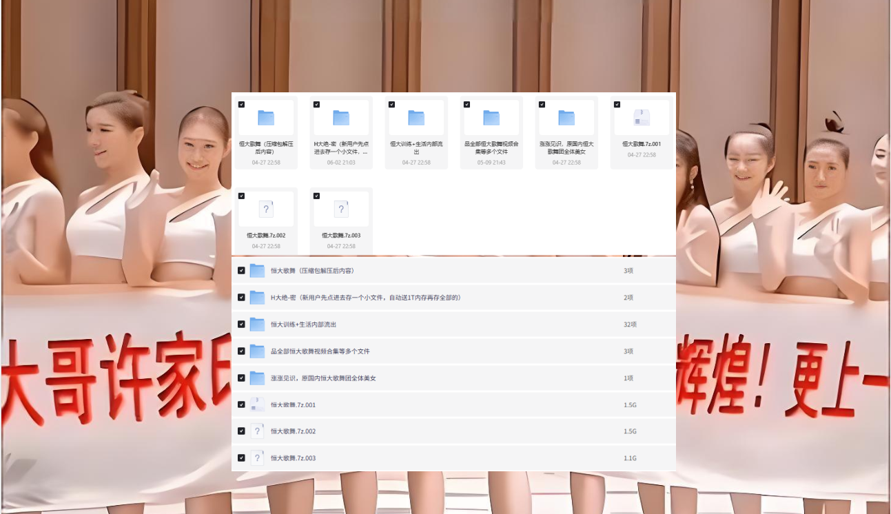 恒大歌舞团绝美视频经典国风舞蹈轻纯音乐跳舞表演高清无损【电商热销966】