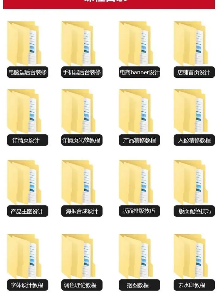电商高级美工全套教程-PS教程电商淘宝美工全套平面设计 Photoshop店铺装修自学视频课程【电商热销557】