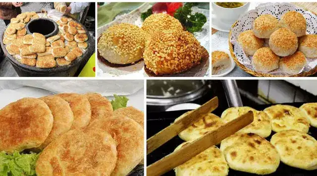 9种烧饼技术教程-烧饼技术配方教程大全梅干菜武大郎吊炉掉渣饼制作小吃摆摊创业【电商热销665】