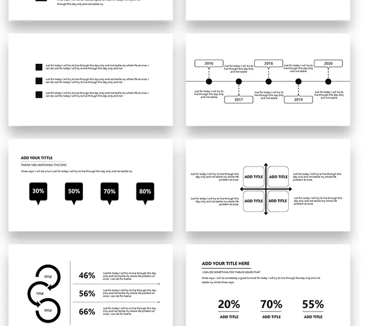 72套极简风PPT模板-极简ppt模板简约商务高级感年终中工作总结述职报告演讲动态模版【电商热销635】