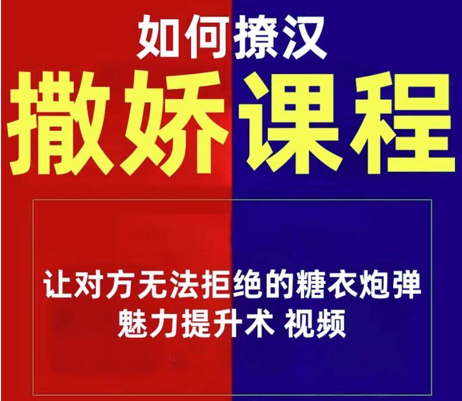 魅力女性撒娇宝典撩汉教程-高情商智慧沟通迷人魅力话术女人嘴甜文案【电商热销984】