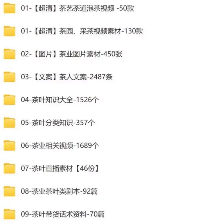 100000+茶艺茶叶短视频素材-茶艺茶叶茶业图片短视频剪辑朋友圈素材【电商热销839】