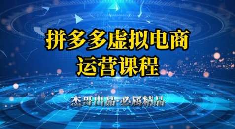 拼多多虚拟资料冷门项目【全系列教程】从起店到出单小白也可以轻松上手26