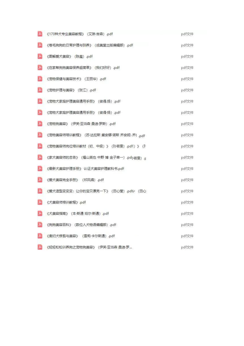 宠物美容教程-全套狗狗修剪修毛造型洗澡护理宠物师培训教学视频课程【电商热销997】