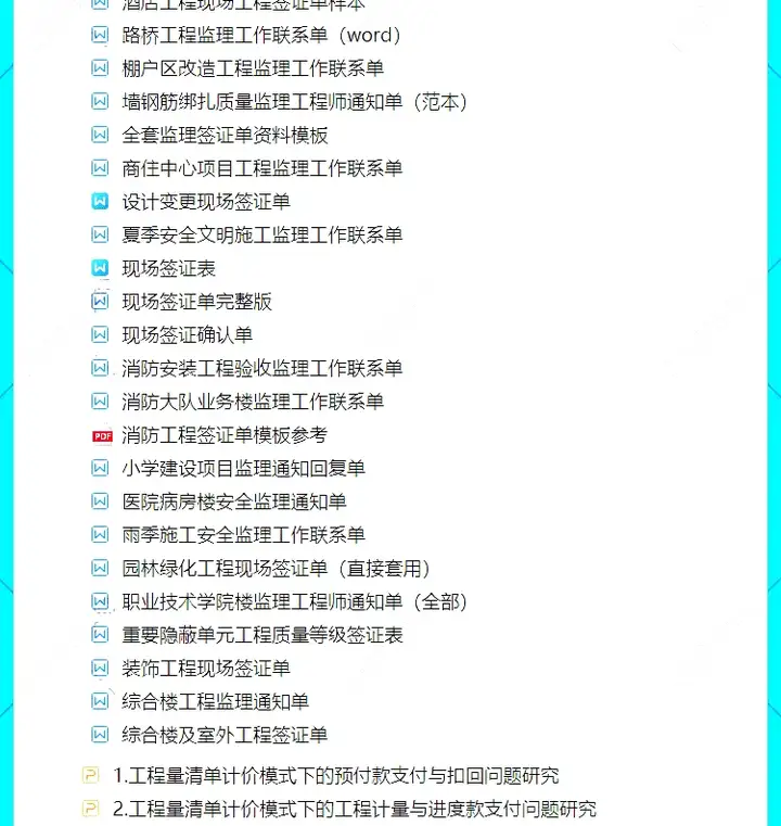 280套工程资料合集-建筑工程变更签证索赔成本管理资料合集制度模板【电商热销921】