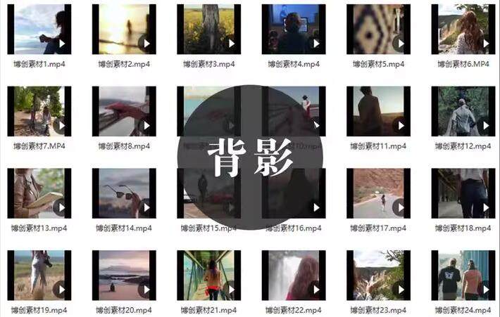1400款人物情感视频高清无水印素材-励志正能量治愈系抖音4K短视频剪辑素材【电商热销977】