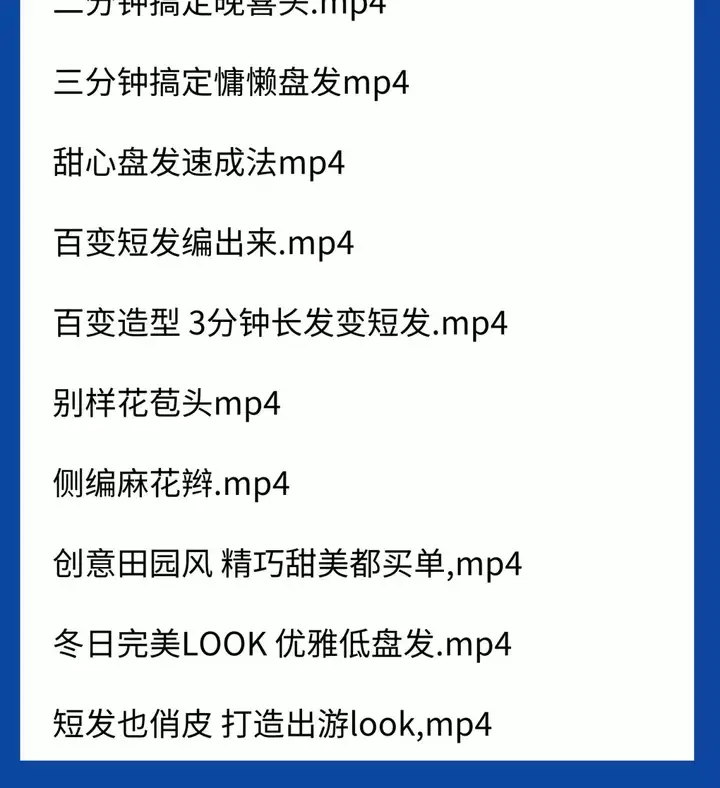 1200款盘发视频短发编发教程新娘课程古风发型扎头发盘头女童汉服造型【电商热销50】