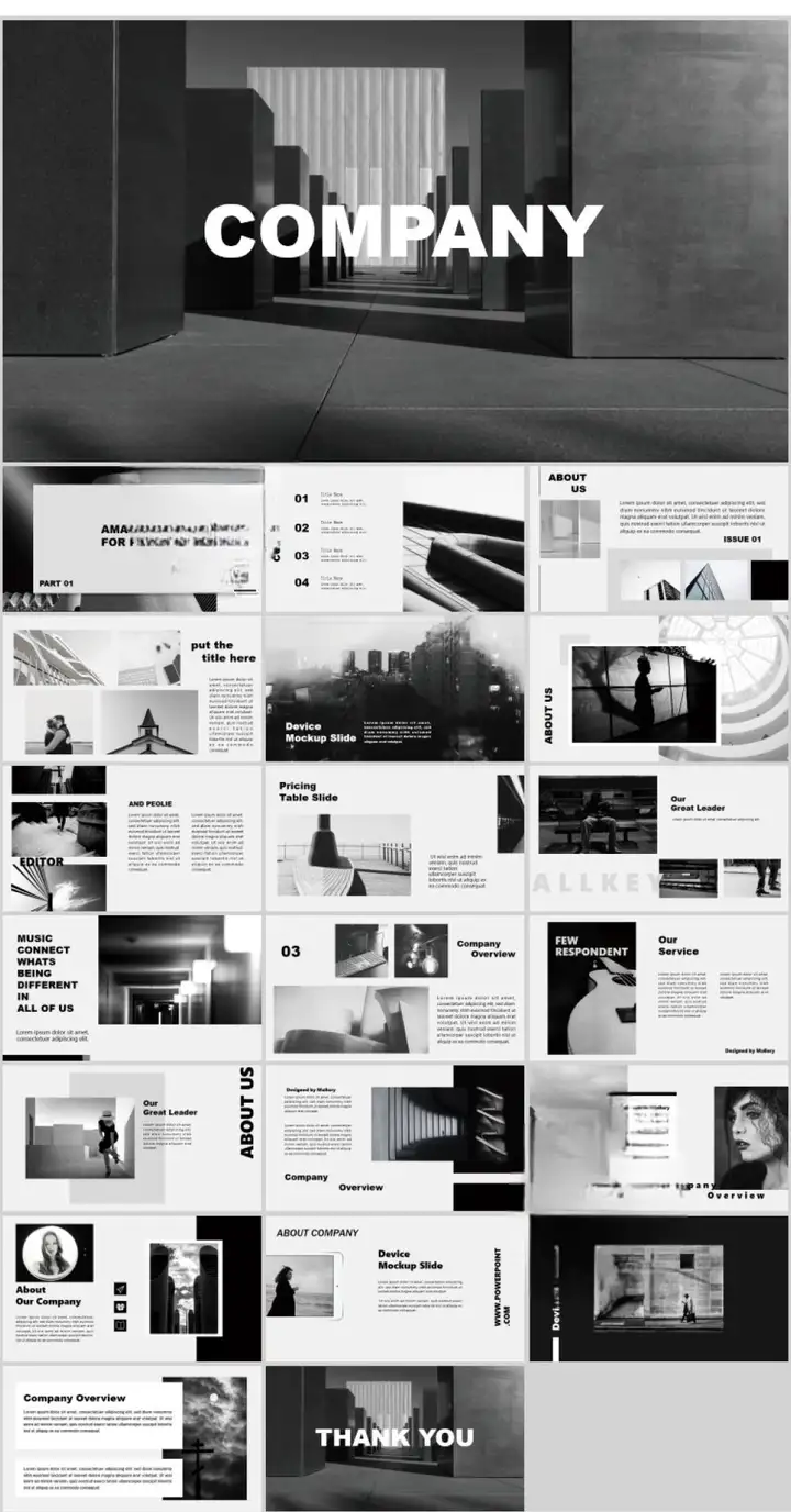 41套高级PPT模版素材-高级感作品集PPT模板 抽象艺术设计感排版求职面试活动汇报通用【电商热销698】