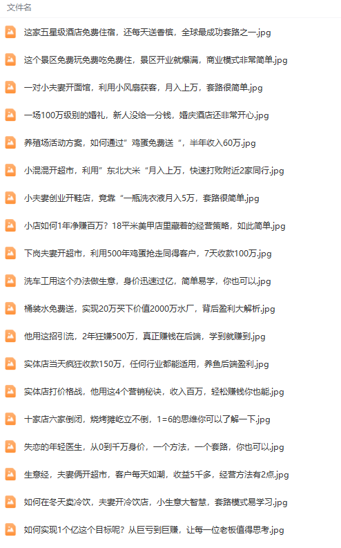 年入几十到几百万391套商业模式案例解析