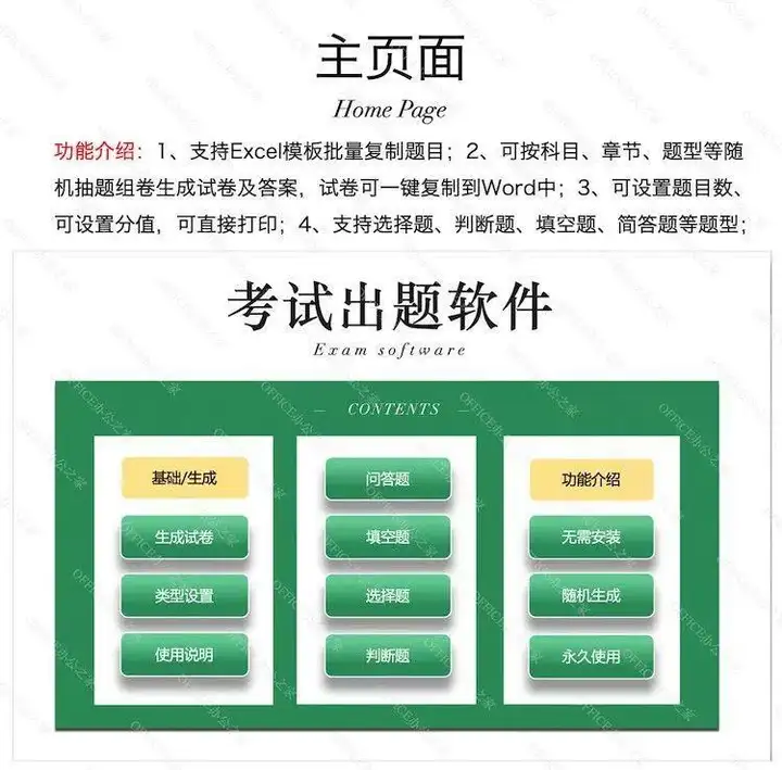 考试出题软件-电脑生成录入软件系统题库管理考试刷题试卷出题自动录入器卷答题【电商热销884】