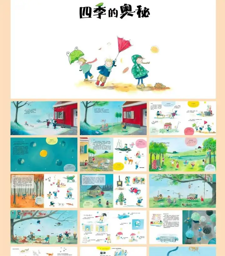 3600套儿童绘本故事ppt电子版视频启蒙中文幼儿园小中大班素材教案课件【电商热销343】