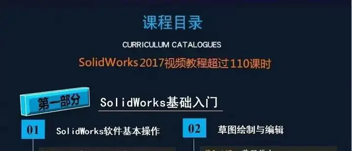 solidworks自学教程2016 2018 2021中文版全套视频电子版视频教学【电商热销469】