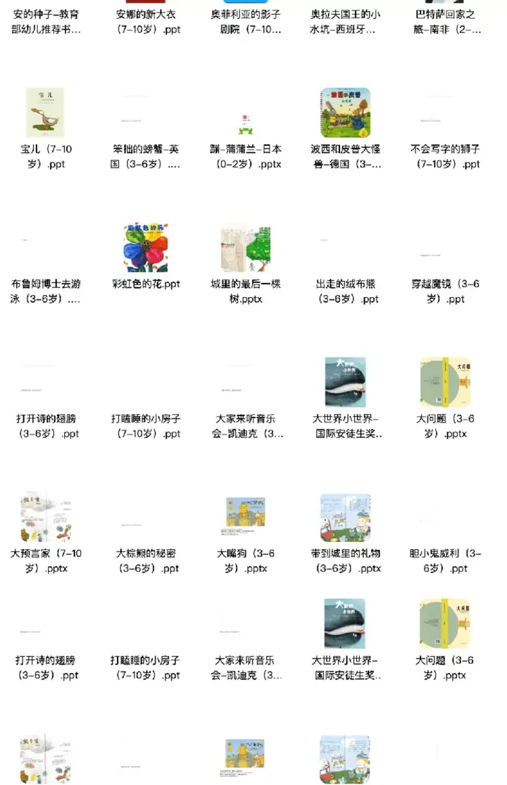 3600+儿童绘本故事电子版本-精选世界绘本大全【电商热销855】