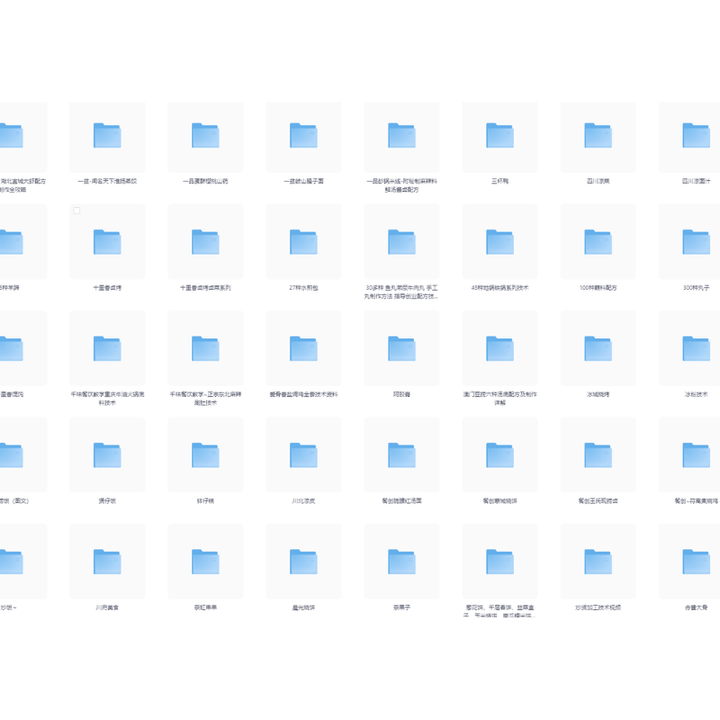 999多种特色美食小吃配方教程-小吃教程美食教程粤菜湘菜川菜浙菜鲁菜【电商热销733】
