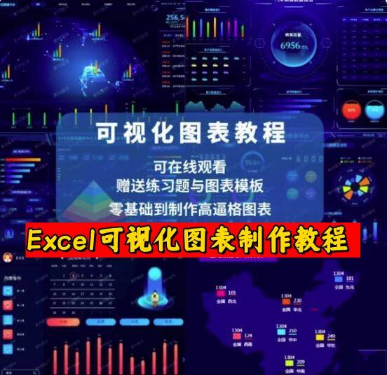 excel数据处理与分析可视化图表制作教程-制作表格课程透视表统计可视化动态图表【电商热销956】