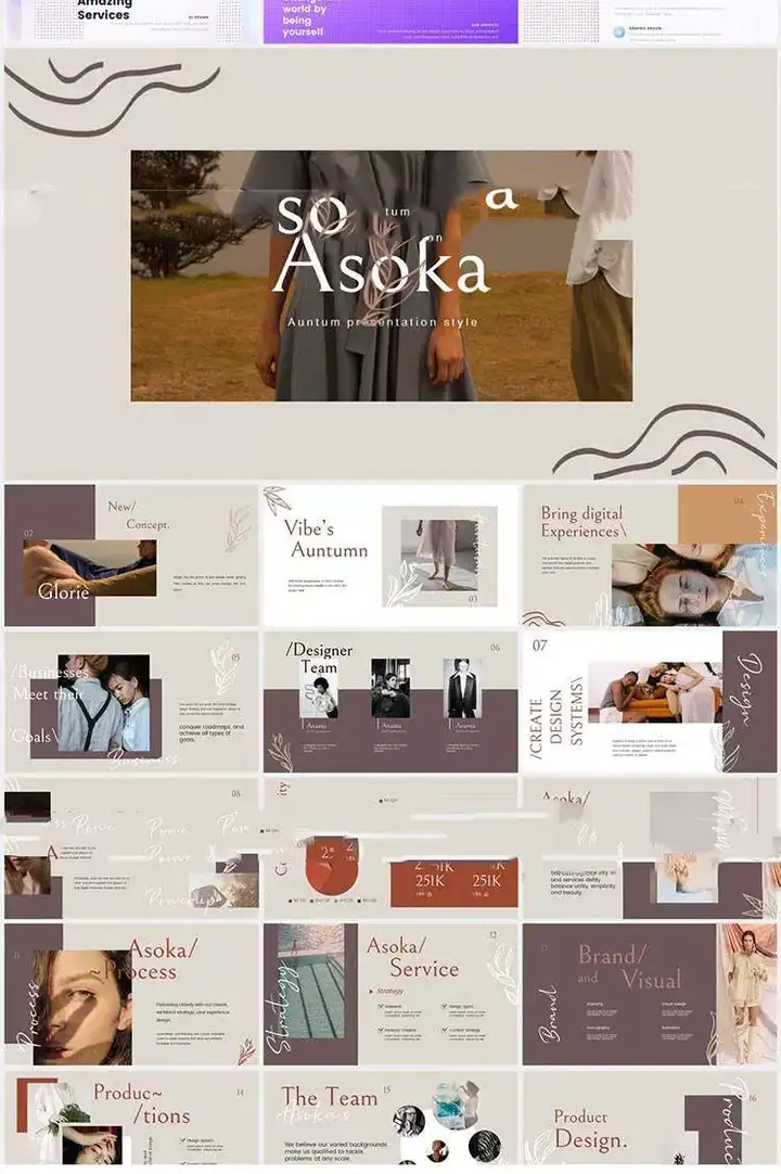 100套极简抽象艺术感PPT模版素材-极简高级感创意毕业答辩作品集工作总结汇报活动策划简约PPT模板【电商热销648】