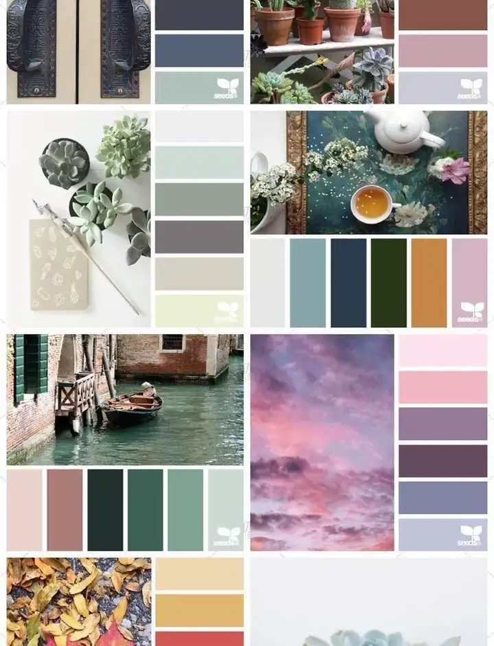 5600款设计排版配色方案【附教程】-PS设计颜色搭配色卡实物色彩搭配【电商热销841】