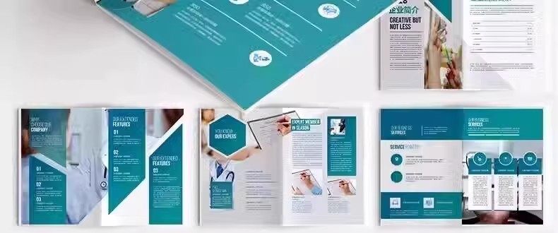 企业公司产品PSD/AI/CDR宣传毕业生设计画册排版模板设计素材【电商热销881】