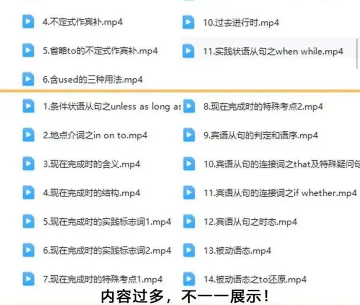 240集小学初中英语语法动画视频教程搞定所有英语语法知识视频素材【电商热销522】