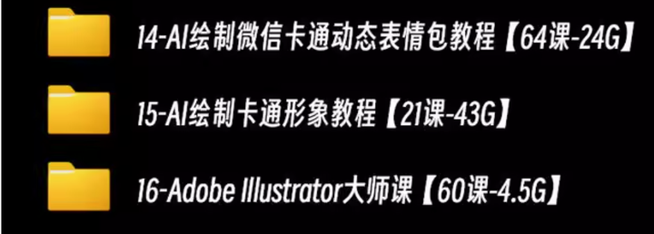 AI零基础自学全套课程-利用AI全技能课程平面潮流卡通插画设计零基础入门自学视频全套学习教程【电商热销691】