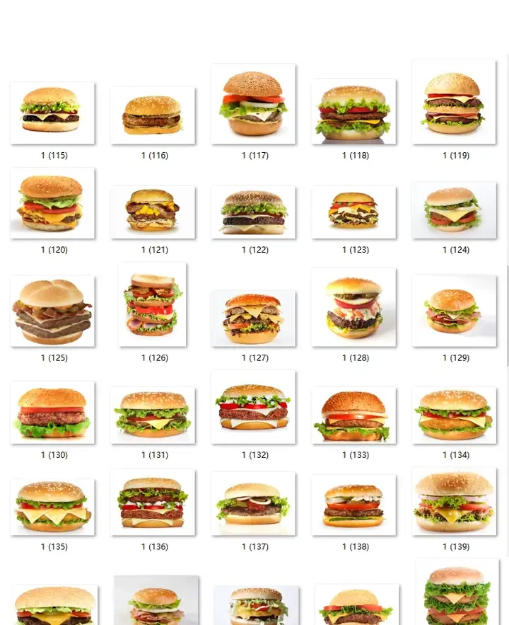 2000张高清汉堡套餐图片-汉堡素材小吃店汉堡套餐小吃鸡蛋仔炸鸡鸡腿鸡翅美团外卖图片素材【电商热销655】