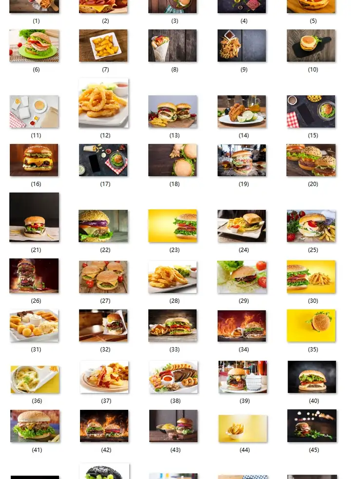 2000张高清汉堡套餐图片-汉堡素材小吃店汉堡套餐小吃鸡蛋仔炸鸡鸡腿鸡翅美团外卖图片素材【电商热销655】