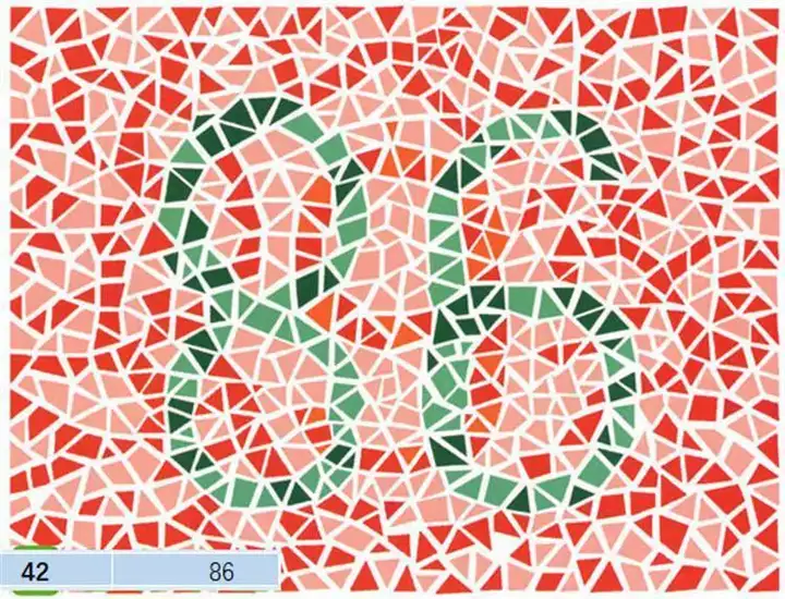 1000+张色弱色盲检测图册-检查色觉色弱色盲检测图册电子版测试卡图谱素材图片含答案素材【电商热销669】