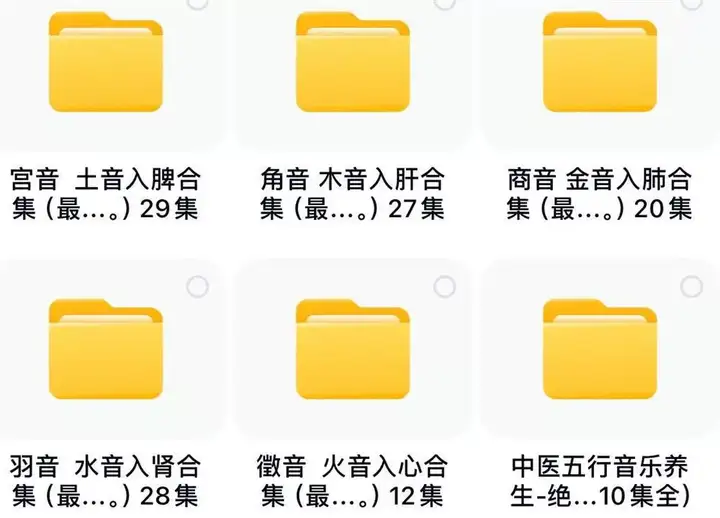 15个G中医五音疗法音视频全集mp3曲目合集中医养生曲子中医馆播放【电商热销538】