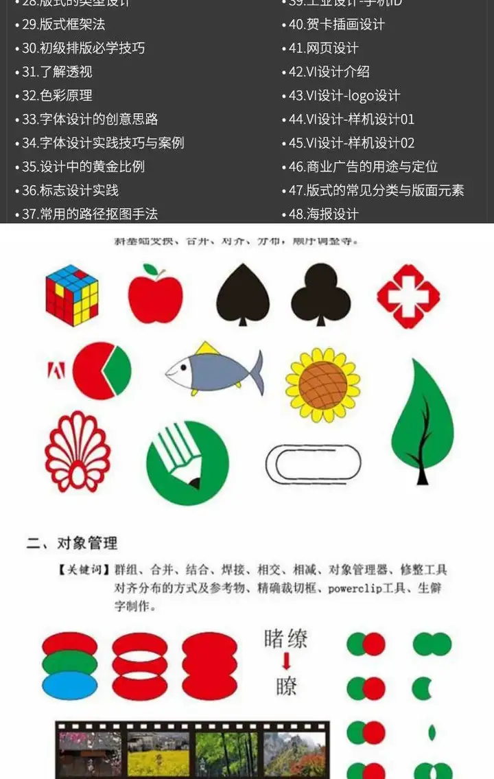 cdr教程视频Coreldraw软件平面广告排版设计零基础到精通自学课程【电商热销561】