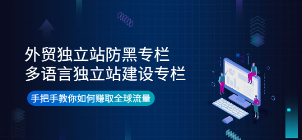 外贸独立站防黑+多语言独立站建设，手把手教你如何赚取全球流量