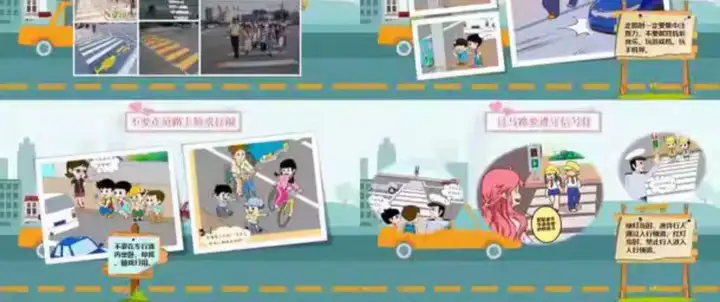 68款交通安全PPT模版【可编辑直接用】高初中小学儿童交通安全教育课件PPT模板【电商热销533】