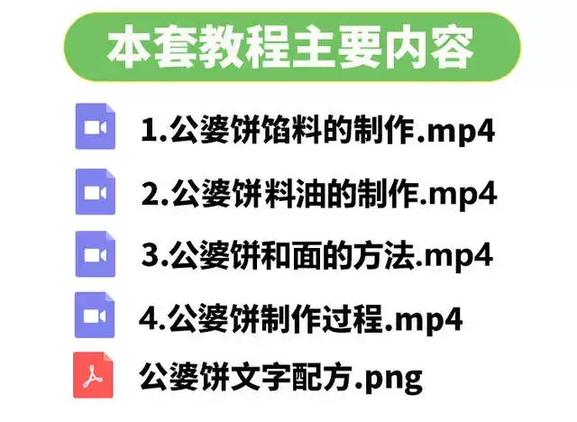 正宗土家公婆饼技术配方教程【视频+文字】摆摊小吃和面调陷酱料制作技术商用【电商热销450】