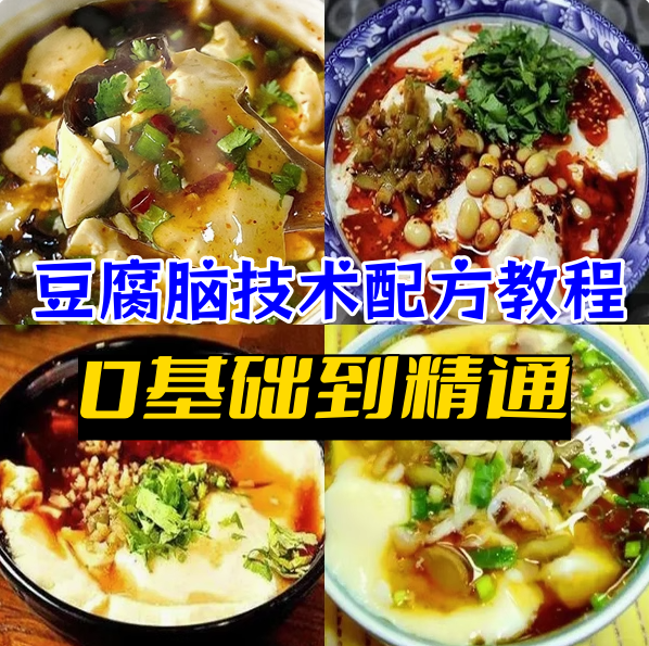 豆腐脑技术配方教程豆腐制作技术视频加工石膏卤水干臭千张腐竹油【电商热销428】