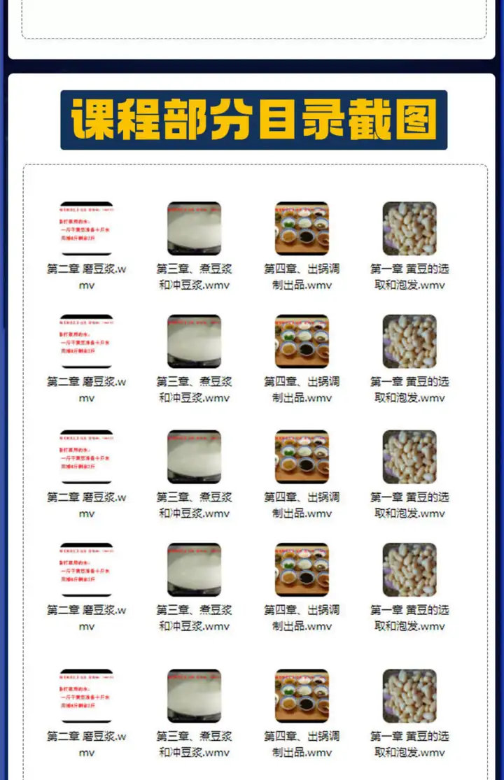 豆腐脑技术配方教程豆腐制作技术视频加工石膏卤水干臭千张腐竹油【电商热销428】