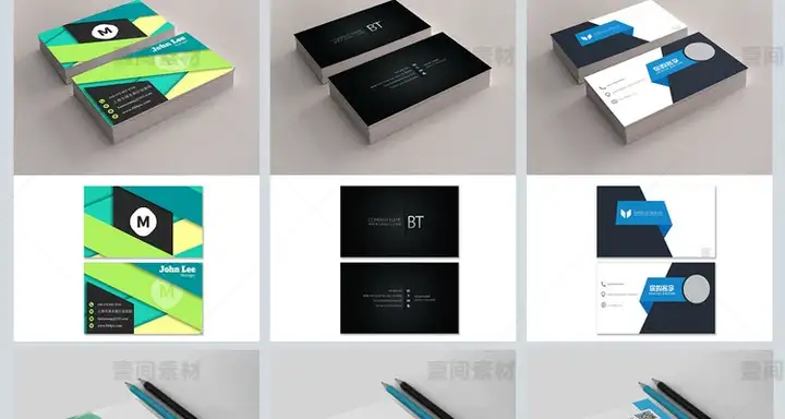 3100款高端名片模板-psd/ai/cdr格式【可直接修改使用】公司企业个人销售设计素材源文件【电商热销46】