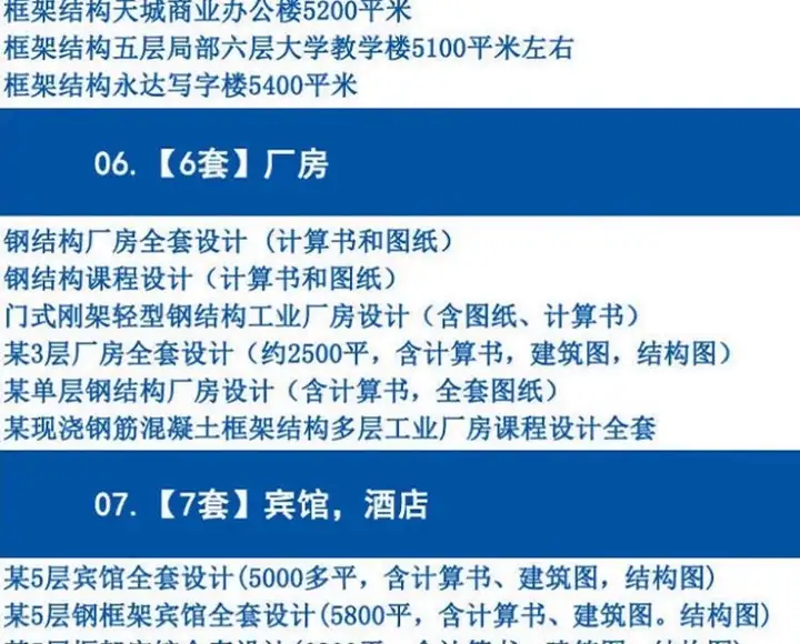 700+套6.88G土木工程毕业设计范本-开题报告计算书预算书建筑结构施工方案设计图纸【电商热销26】