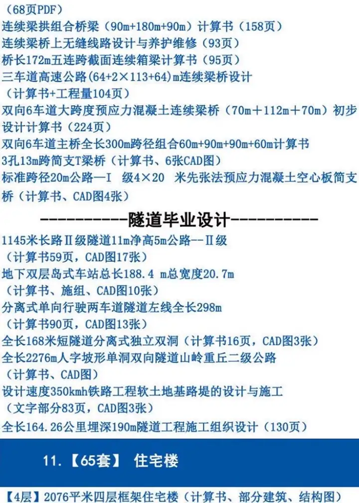 700+套6.88G土木工程毕业设计范本-开题报告计算书预算书建筑结构施工方案设计图纸【电商热销26】