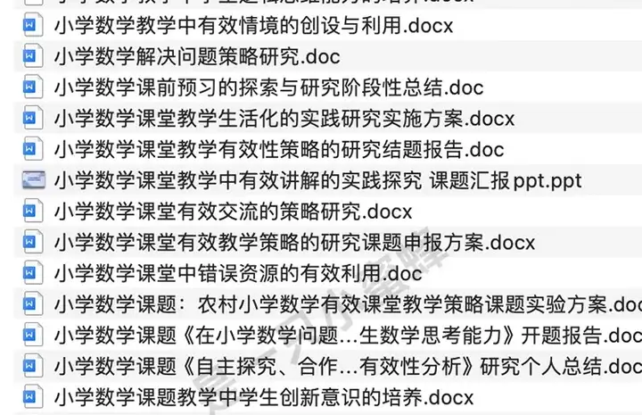 140份小学数学课题研究报告-小课题开题结题报告工作方案素材资料范文【电商热销23】