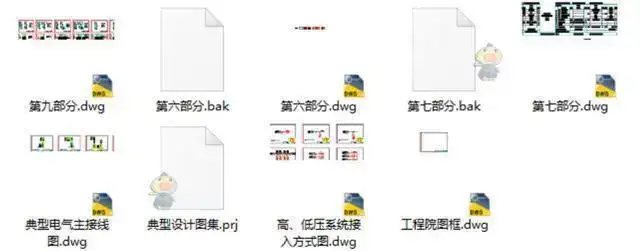 1300套配电箱配电柜低压CAD设计原理接线图KYN XGN HZGN GGD MNS GCS【电商热销7】