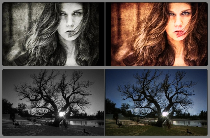 一键给黑白照片上色的软件